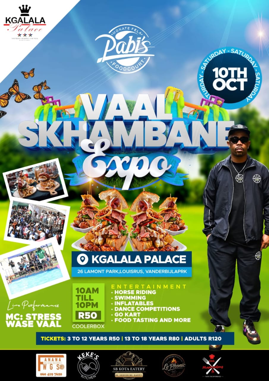 Vaal Skhambane Expo at Kgalala Palace, 10 October 2026